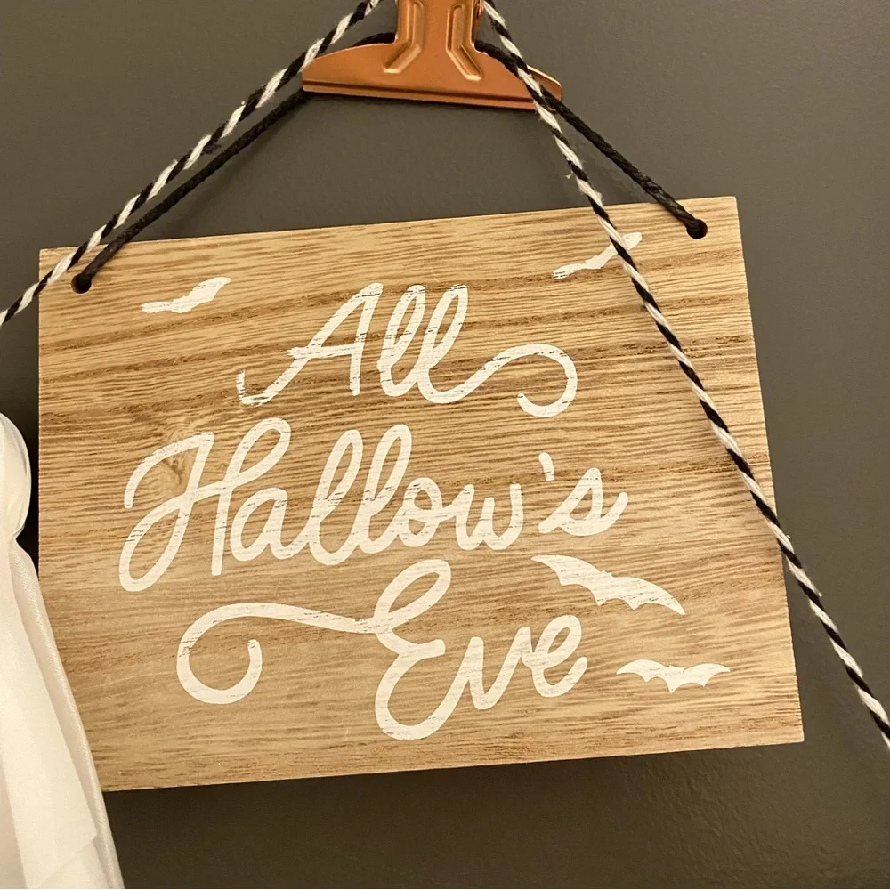 Target Halloween Decor Bundle - Set of 3 Wooden Signs